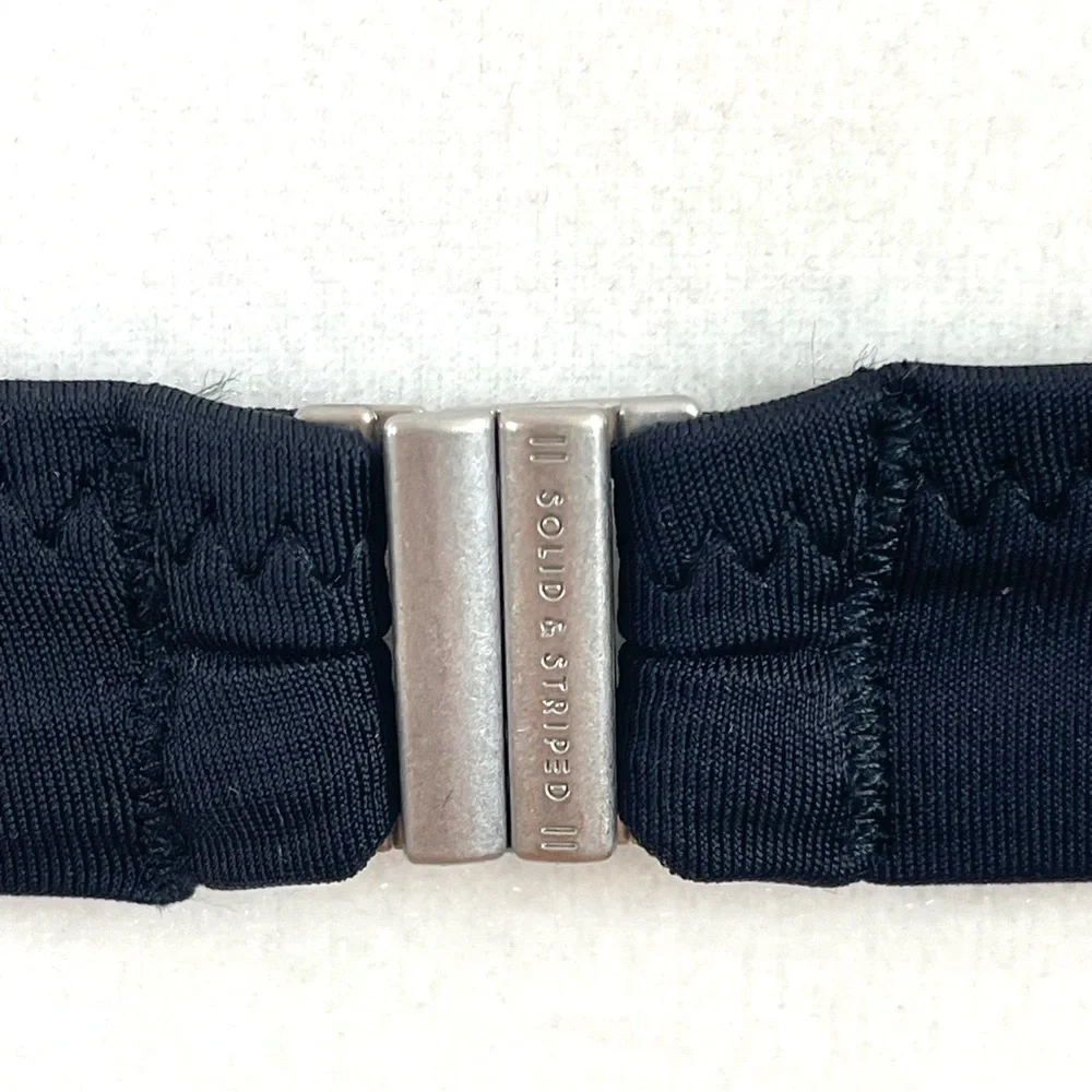 Solid & Striped Two-Piece Swimwear Size Large